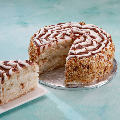Eggless Butterscotch Cake