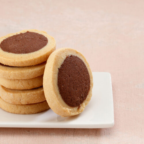 Chocolate Wheel Cookies